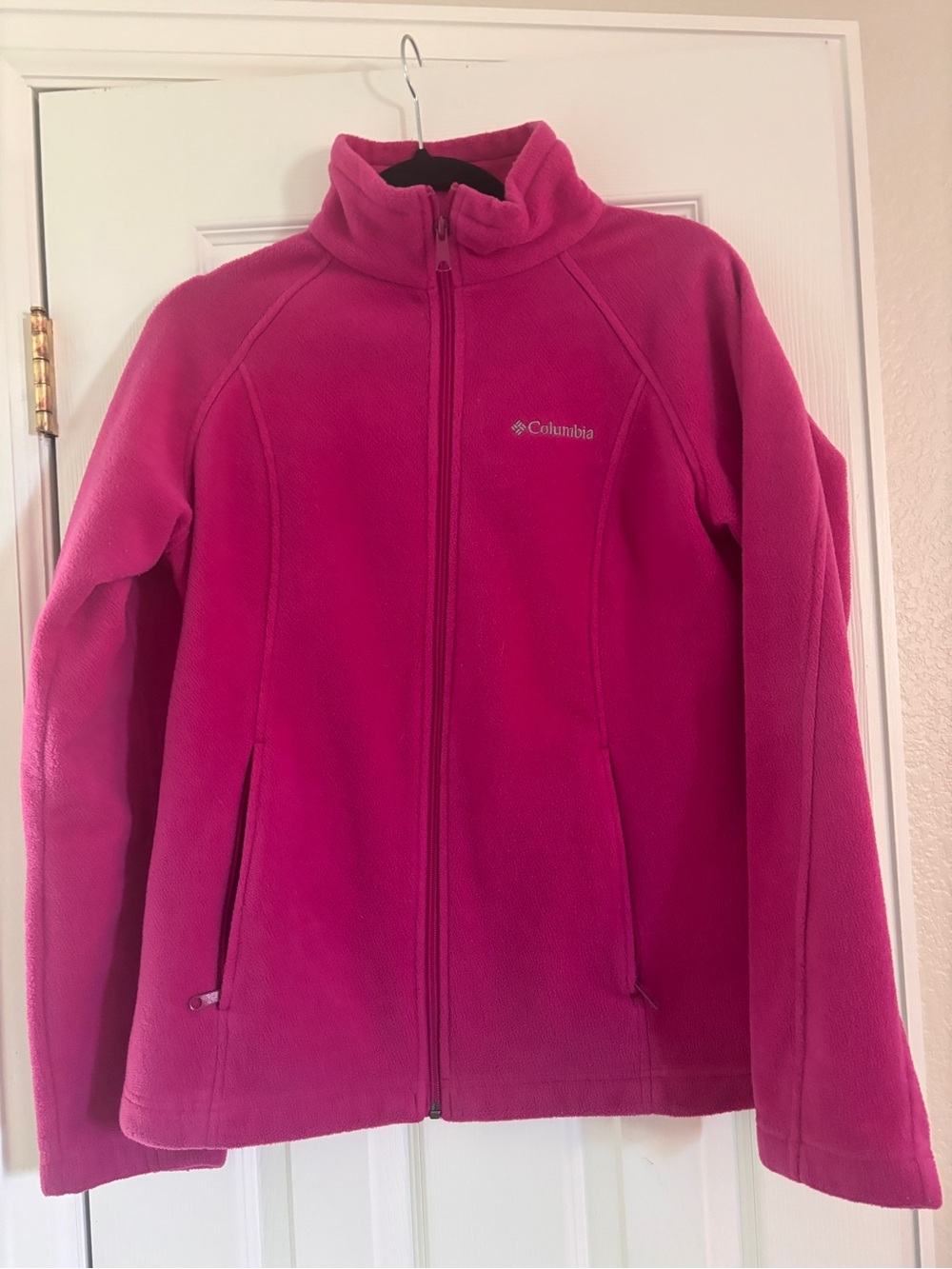 Columbia Women's Pink/fuchsia Full-Zip Fleece Jacket